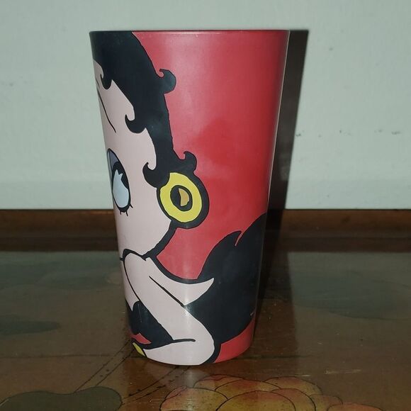 3E Trading Betty Boop Glass 14 oz - Picture 2 of 5